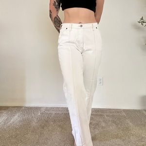 Abercrombie Mid Rise Baggy Jean